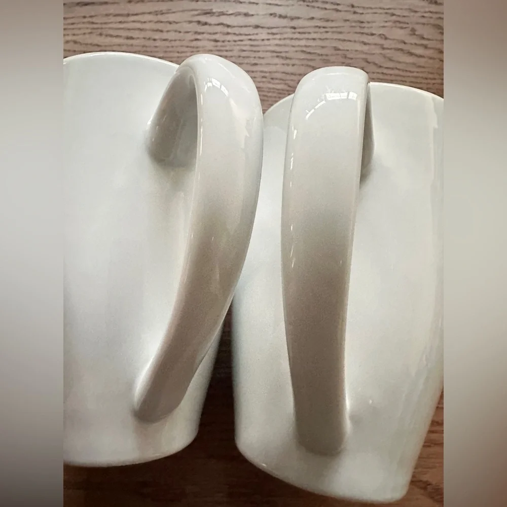Pottery Barn Great Coupe Late Mugs Set of Two